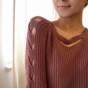 NEVER WORN! ALTARD STATE PULLOVER BRAIDED SWEATER